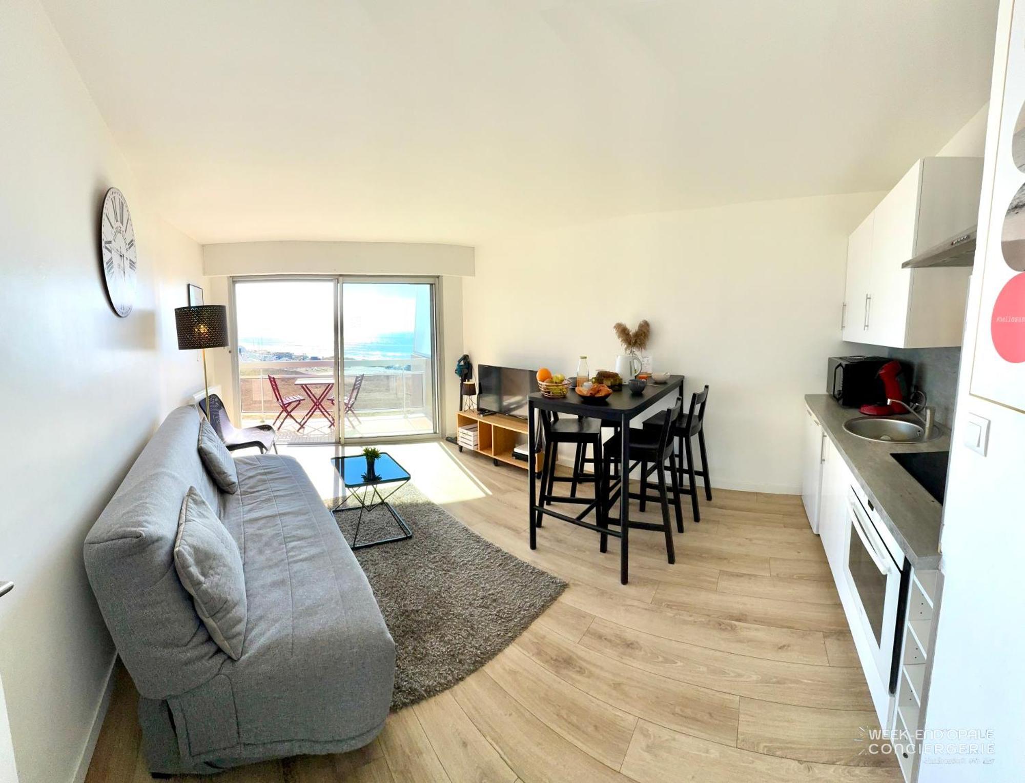 Appartement Vue Mer Au Pied De La Plage De Merlimont-Plage Exteriér fotografie