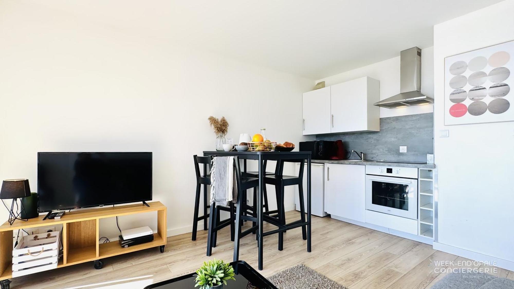 Appartement Vue Mer Au Pied De La Plage De Merlimont-Plage Exteriér fotografie