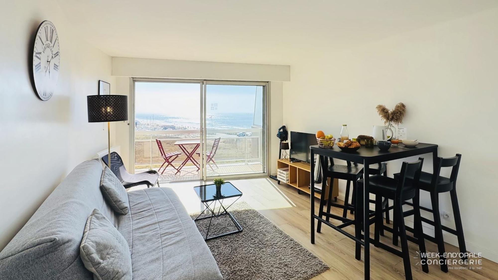 Appartement Vue Mer Au Pied De La Plage De Merlimont-Plage Exteriér fotografie