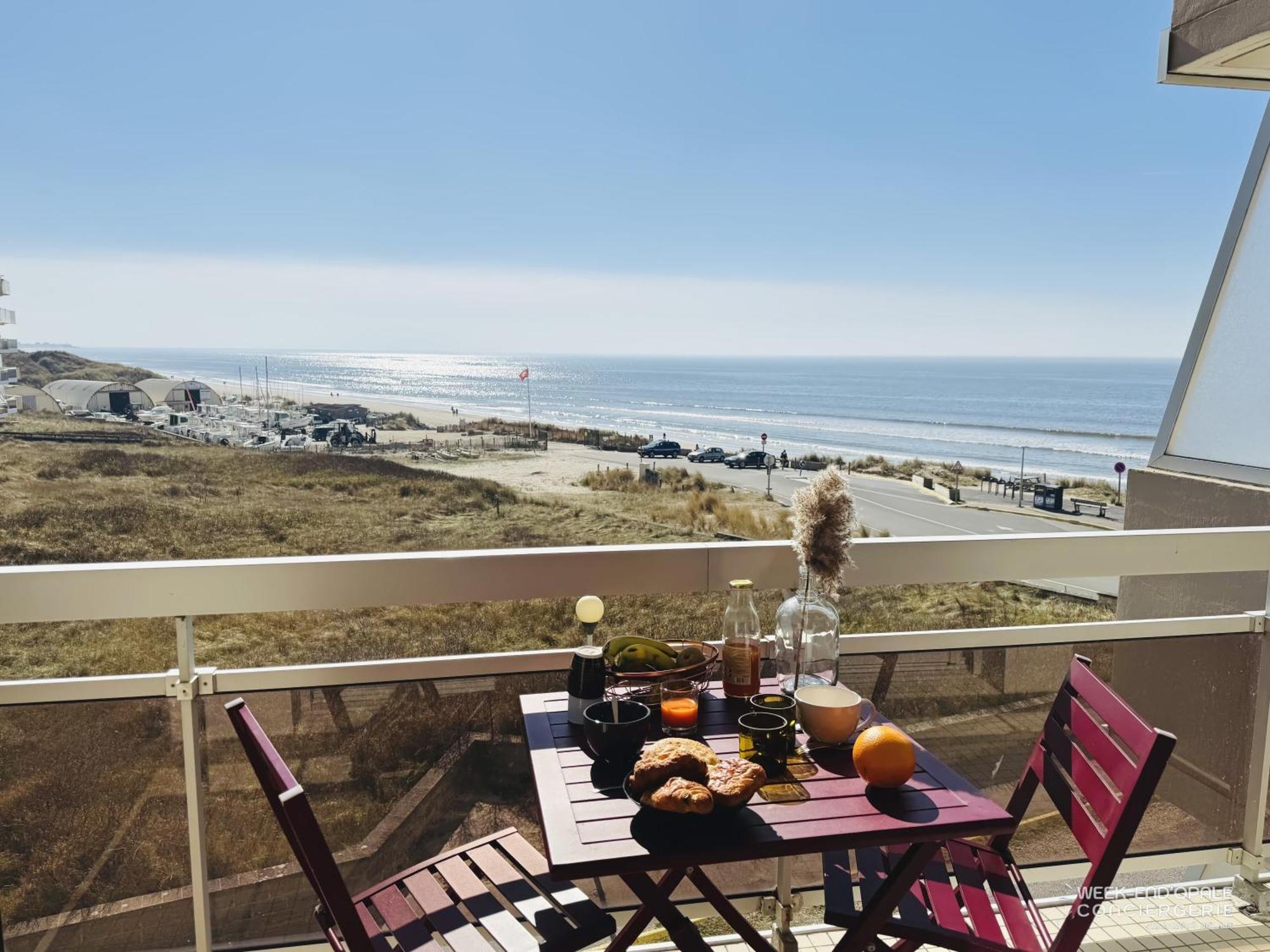 Appartement Vue Mer Au Pied De La Plage De Merlimont-Plage Exteriér fotografie