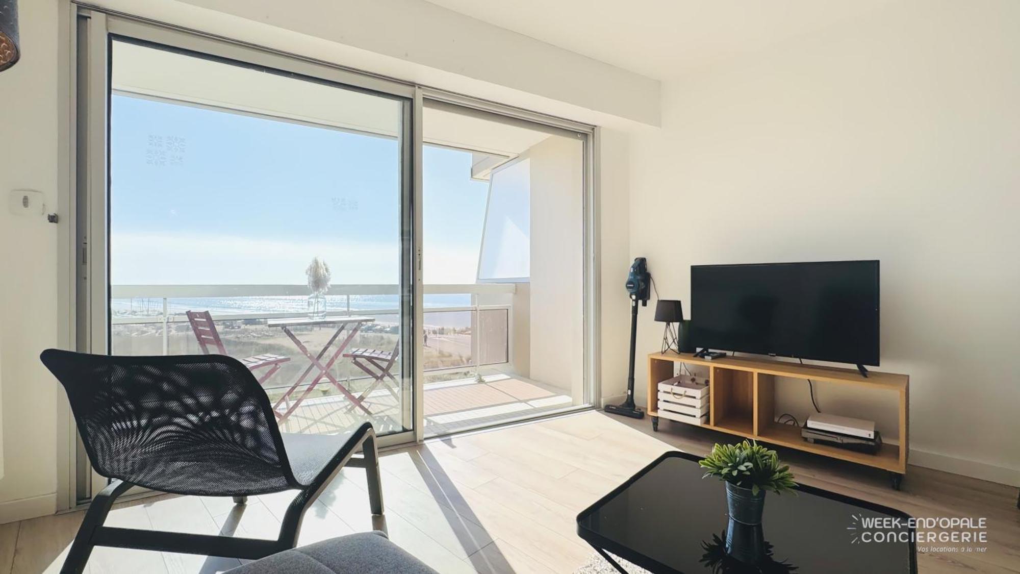 Appartement Vue Mer Au Pied De La Plage De Merlimont-Plage Exteriér fotografie